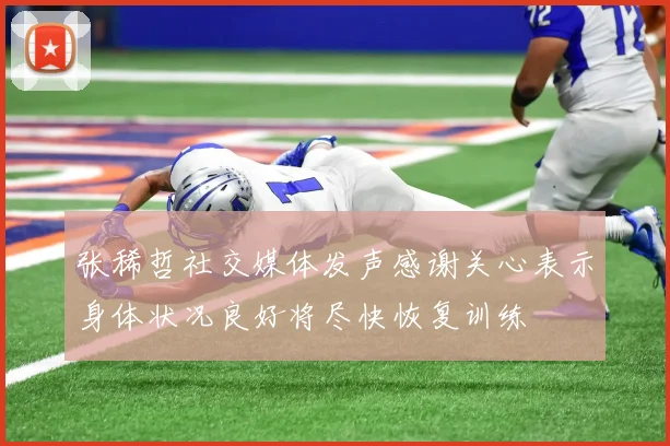 张稀哲社交媒体发声感谢关心表示身体状况良好将尽快恢复训练